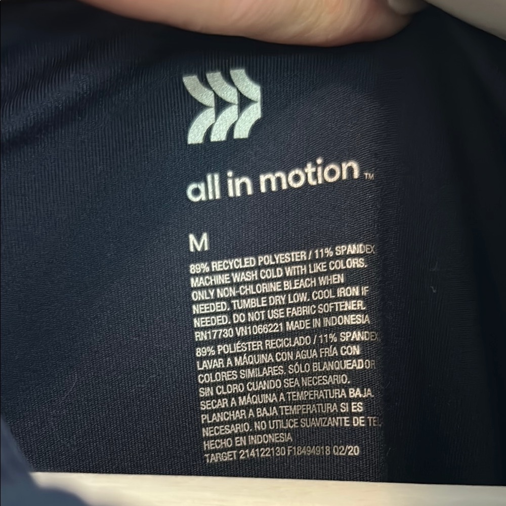 All in Motion Navy Yoga Jacket - Picture 2 of 5